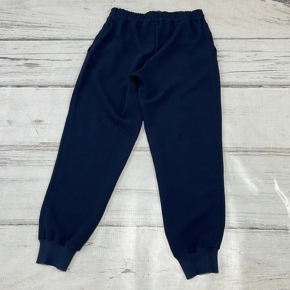 Wilfred Aritzia Joggers Pants Silk Pull On Elastic Cuffs Blue Size X Small XS - Picture 7 of 11